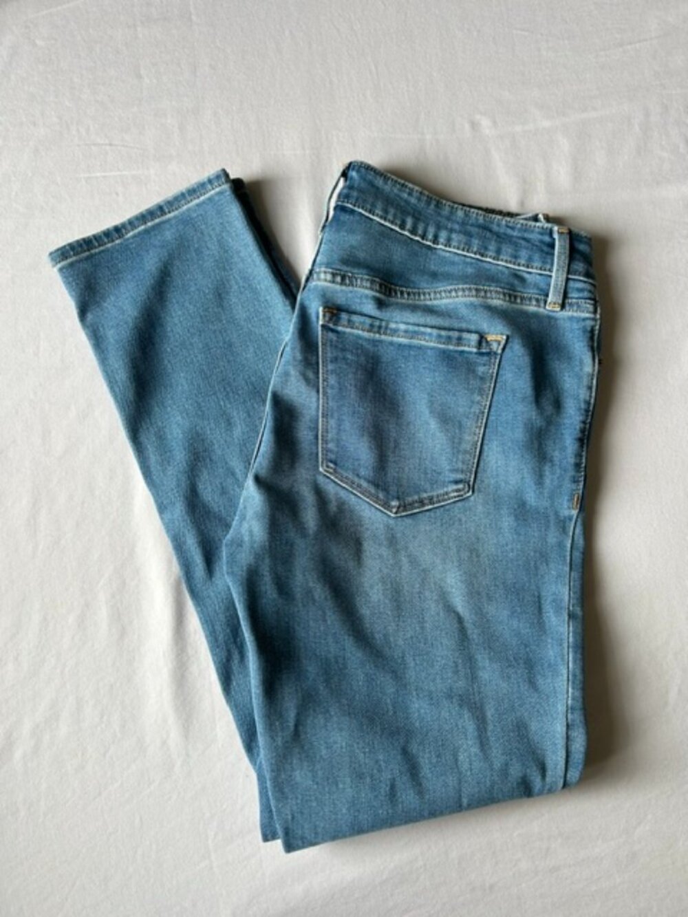 Old Navy Power Slim Straight Jeans Mid Rise Size 10